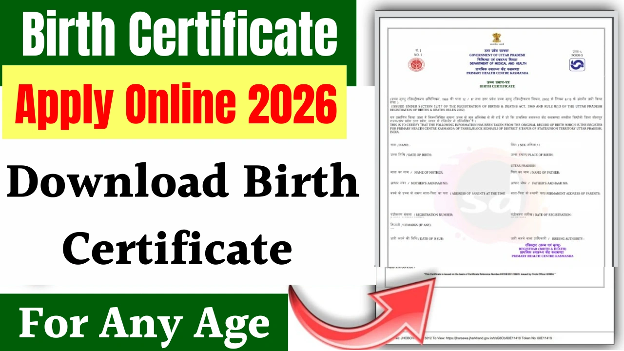 Birth Certificate Apply Online 2026