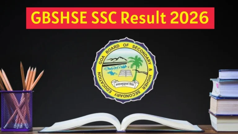 GBSHSE SSC Result 2026