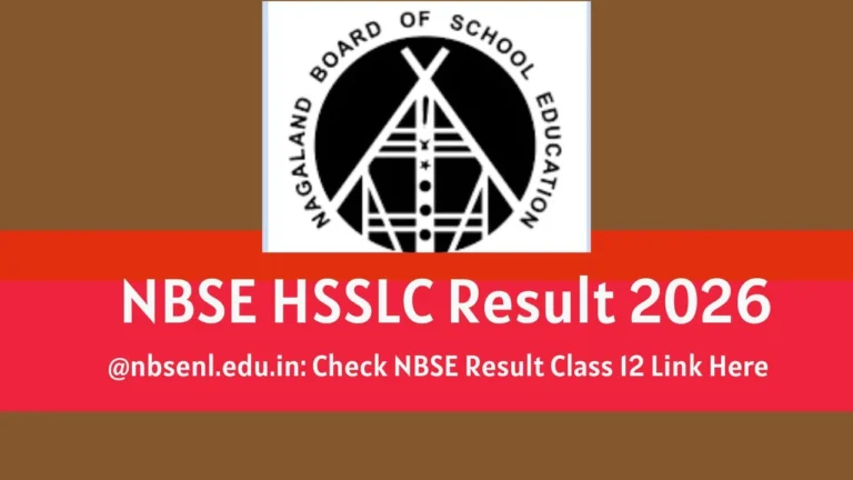 NBSE HSSLC Result 2026