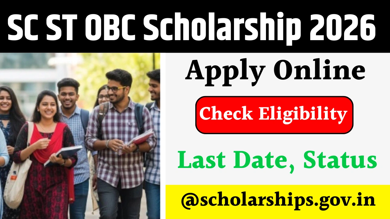 SC ST OBC Scholarship 2026 Apply