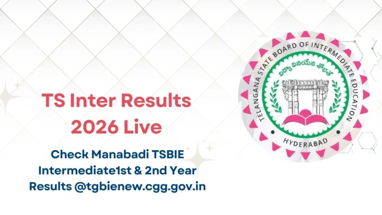TS Inter Results 2026 Live